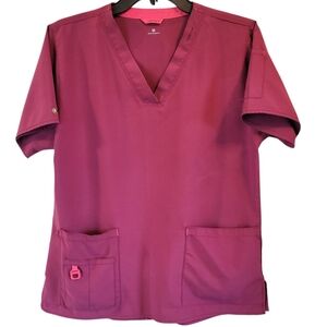 Carhartt Purple Scrub Top